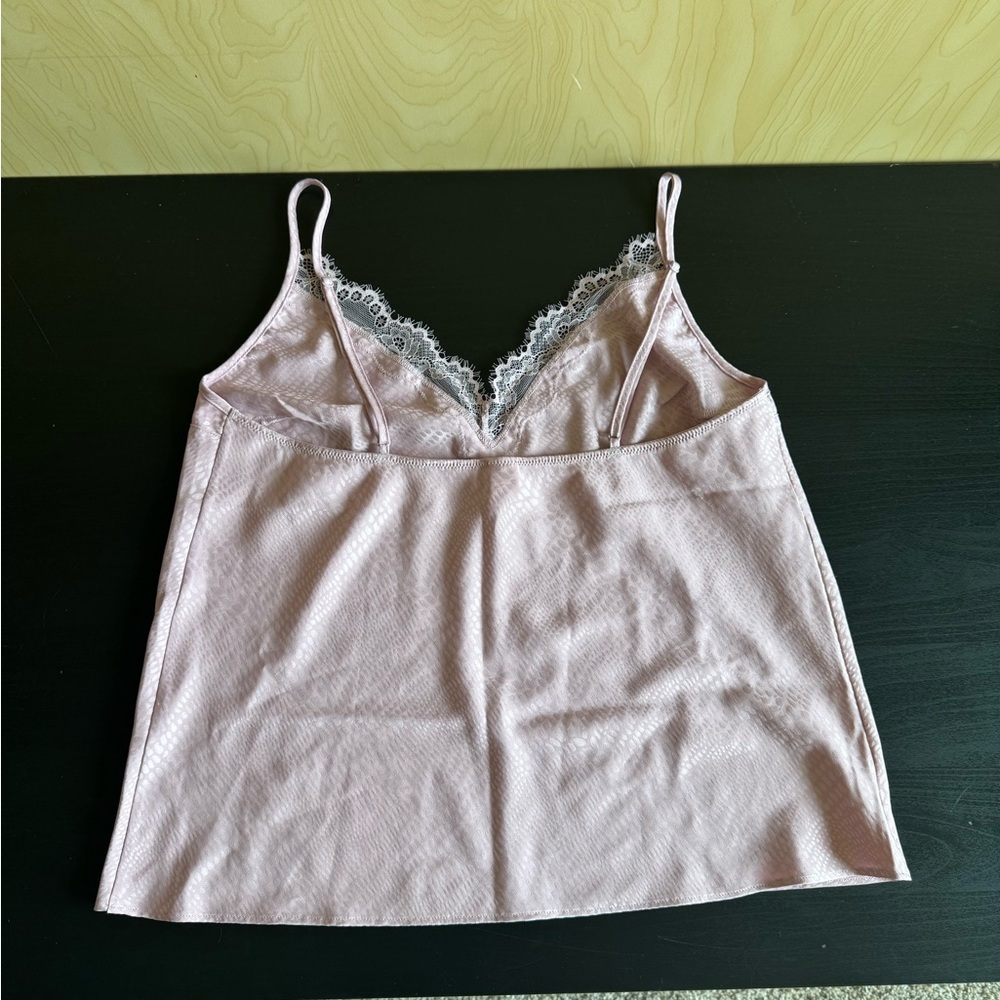 Victoria's Secret Light Pink Lace Trim Pajama Set - Picture 3 of 6